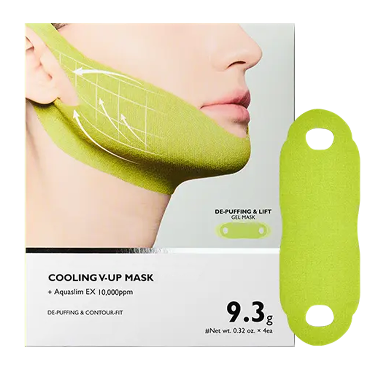 Cooling V Lifting Face Band for Jawline Support– 4 Pack