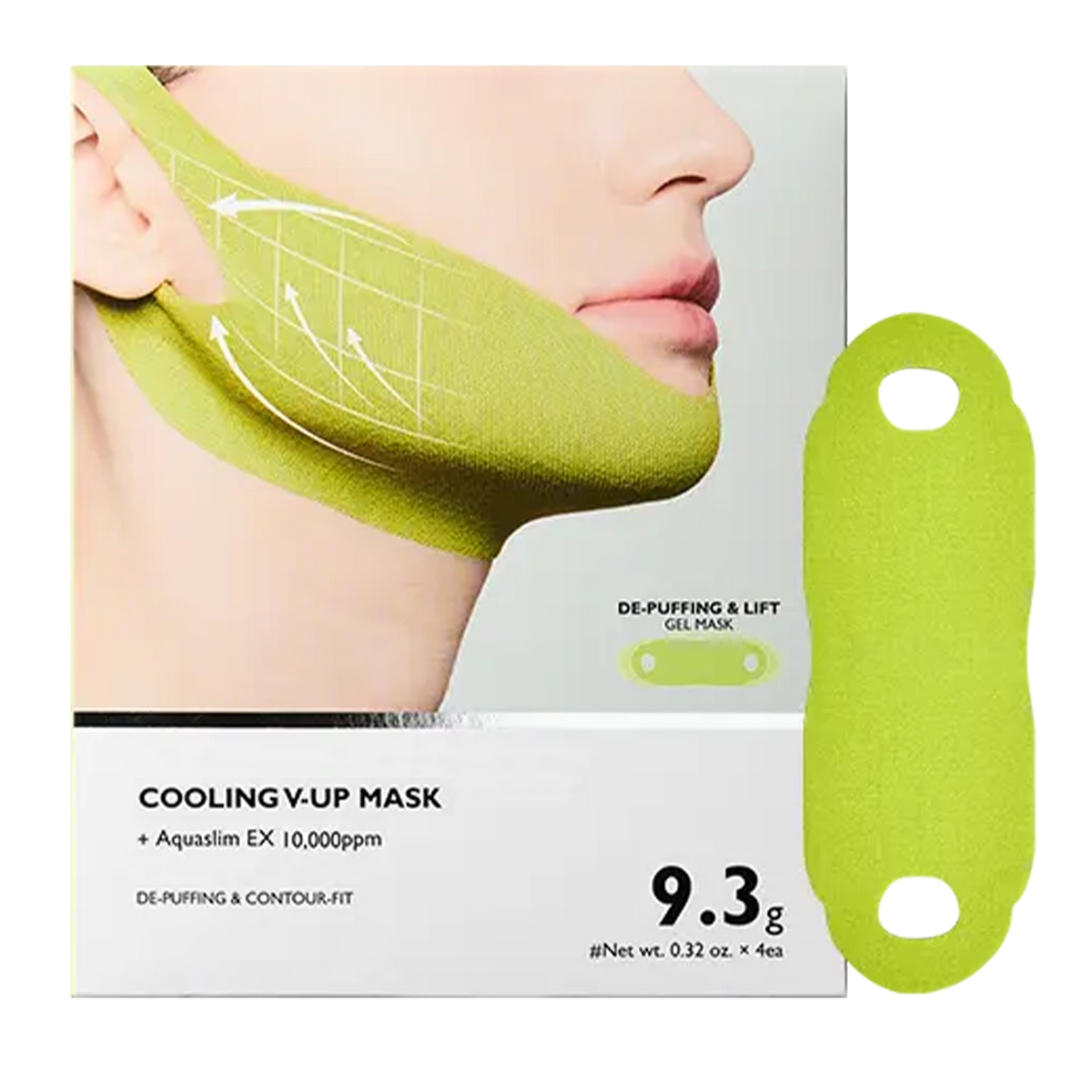 Cooling V Lifting Face Band for Jawline Support– 4 Pack