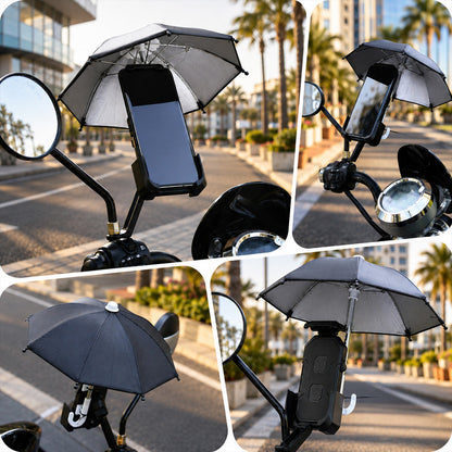 Universal Phone Umbrella Sun Shade Stand with Suction Cup