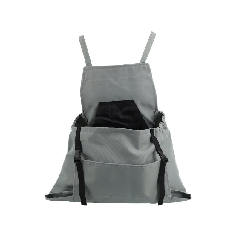 Cross Back Gardening Apron With Deep Kangaroo Release Pockets