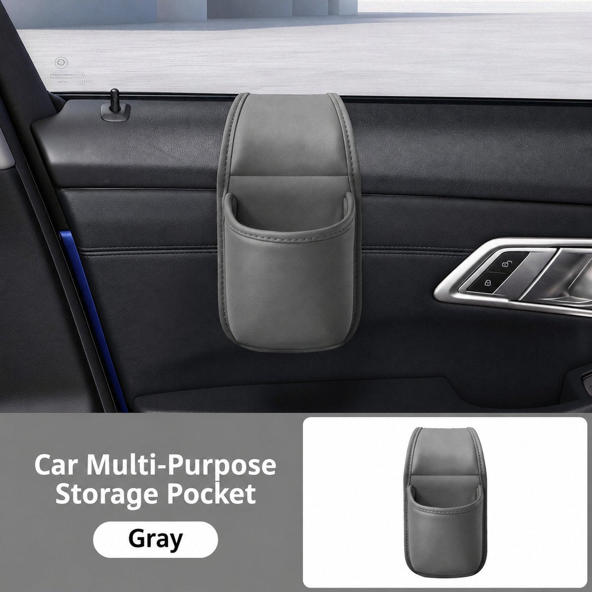 📱 TRENDING NOW | Car Phone Storage Pocket – Slim Adhesive Organizer for Phones, Keys, Cards, Tickets & Sunglasses