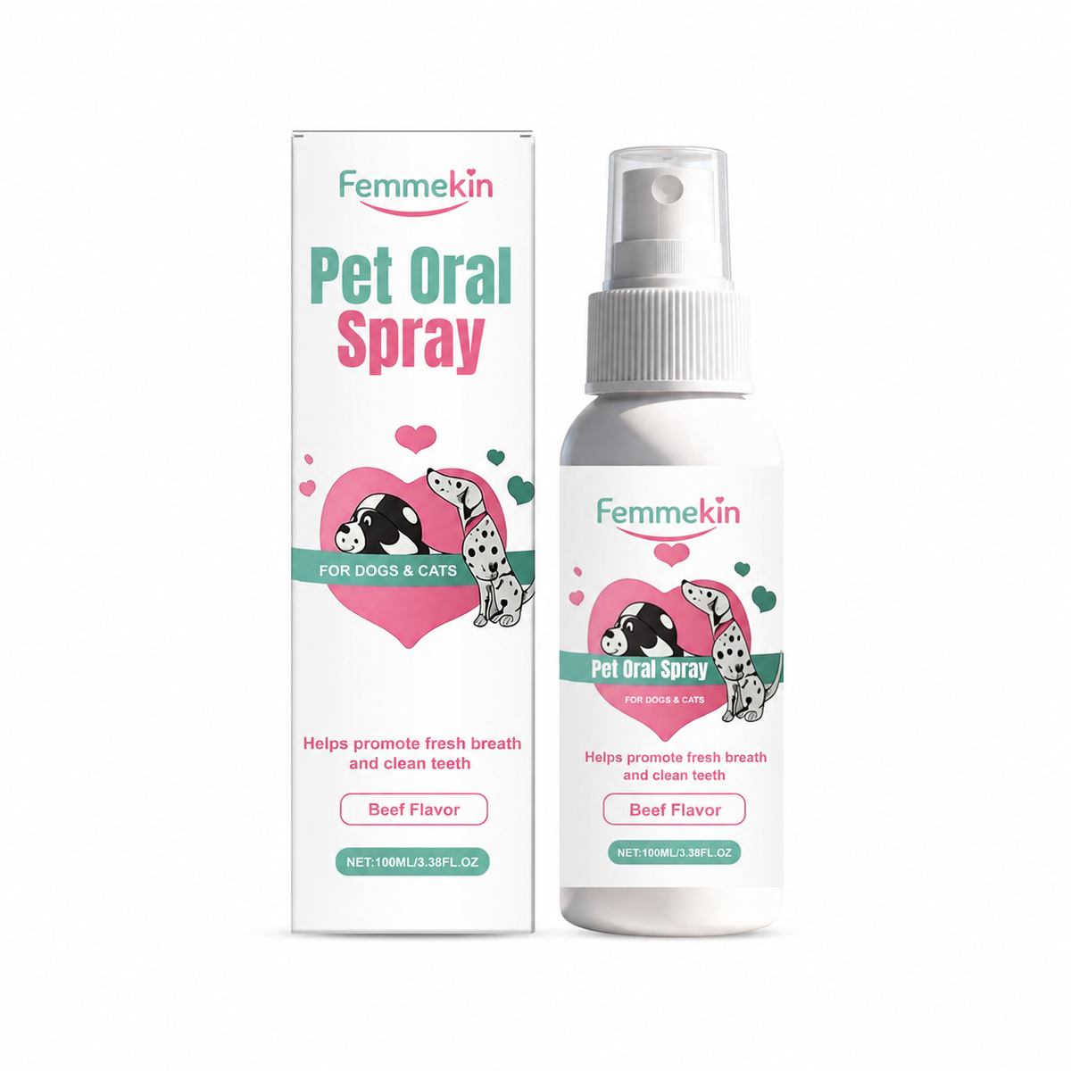 Femmekin Pet Tartar Control & Fresh Breath Oral Spray