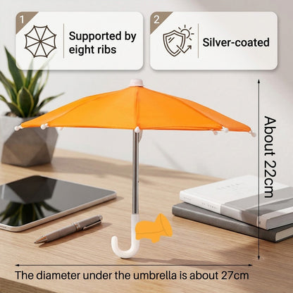 Universal Phone Umbrella Sun Shade Stand with Suction Cup