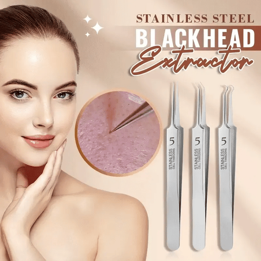 Femmekin 3-Piece Precision Blackhead Tweezer Set