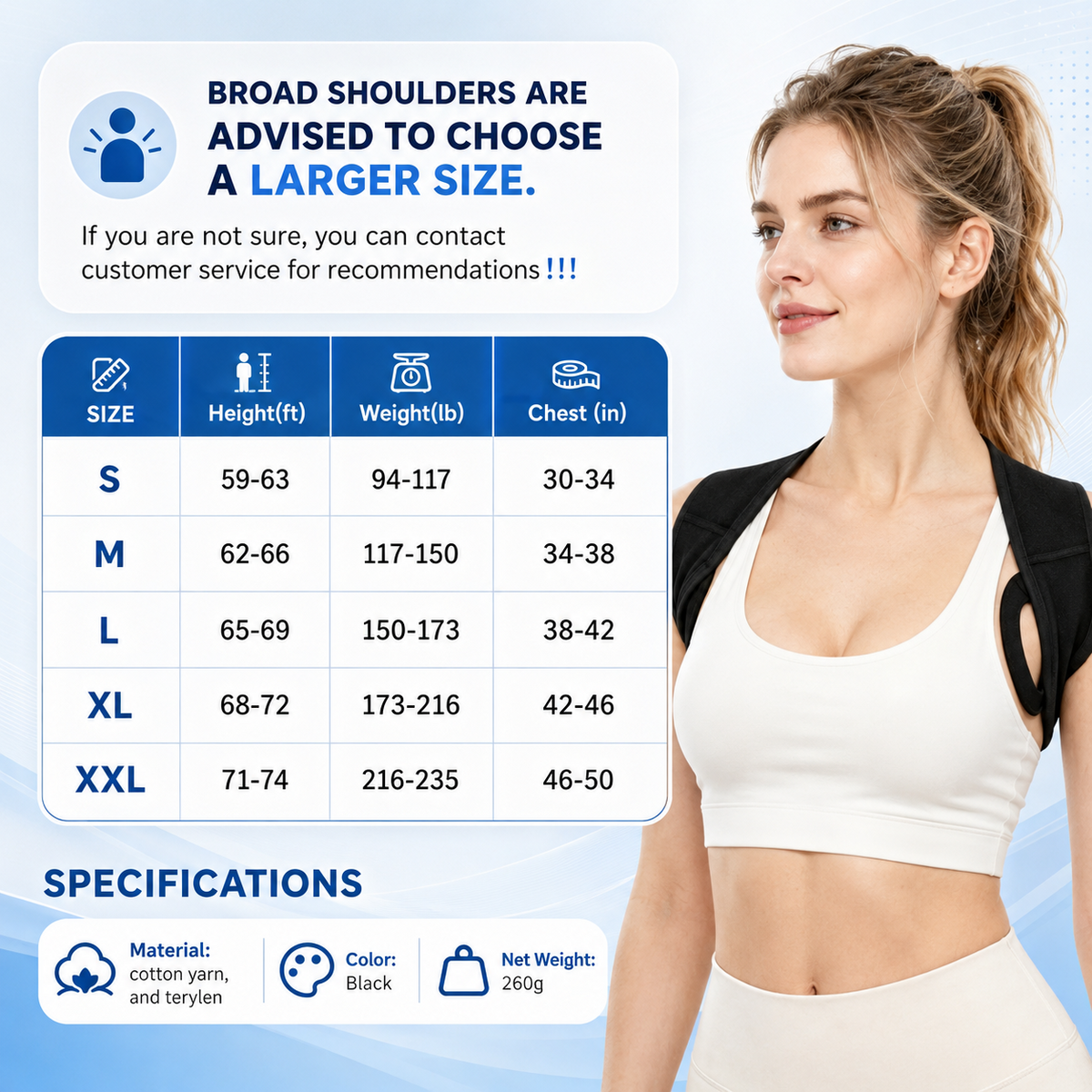 Fitness Heavy Shoulder Straps for Bench Press