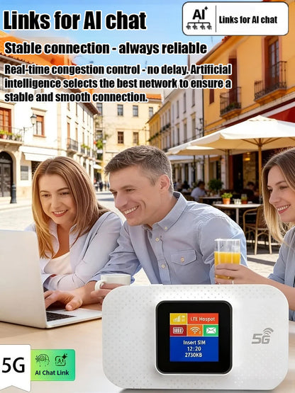 Lifetime Free Unlimited High-Speed Wi-Fi-5G High-Speed Portable WiFi