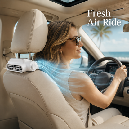 ☀️SUMMER SALE 50% OFF❄️💨 Rechargeable Clip On Car Seat Fan with LED Display