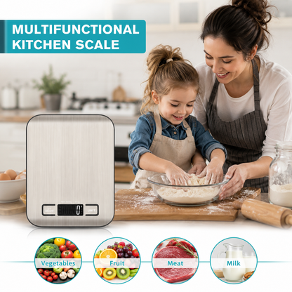 Digital Kitchen Scale for Cooking and Baking