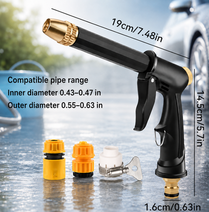 High Pressure Garden Hose Sprayer for Car Wash Pet Cleaning and Outdoor Use