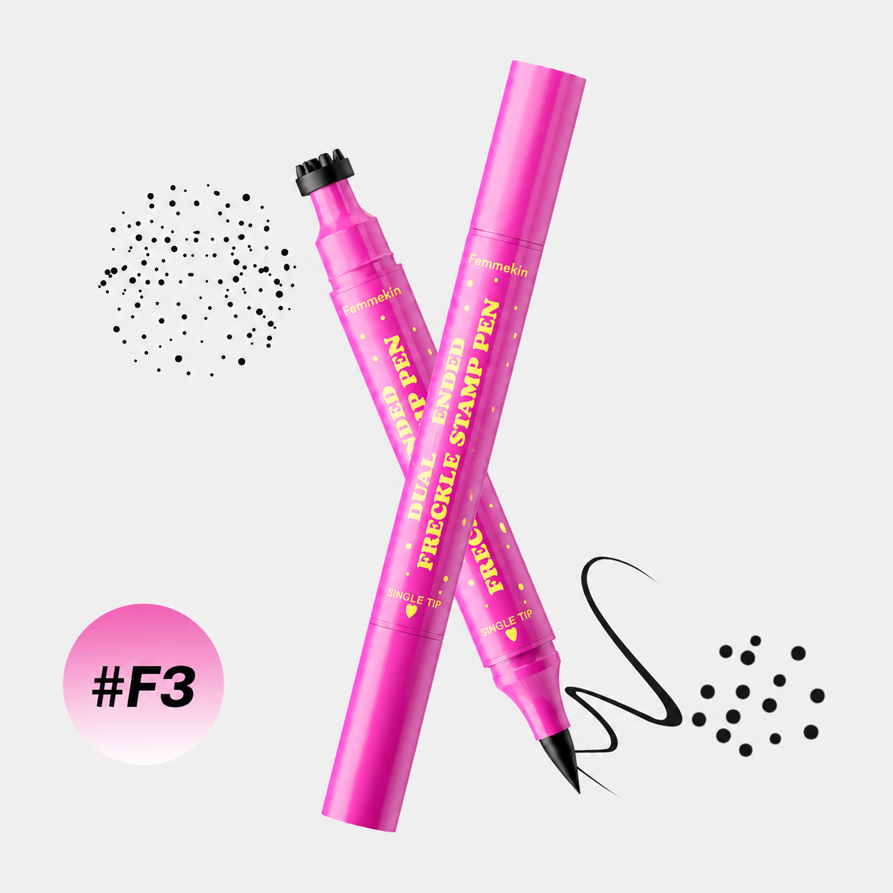 3-in-1 Dual-Ended Waterproof Freckles Pen