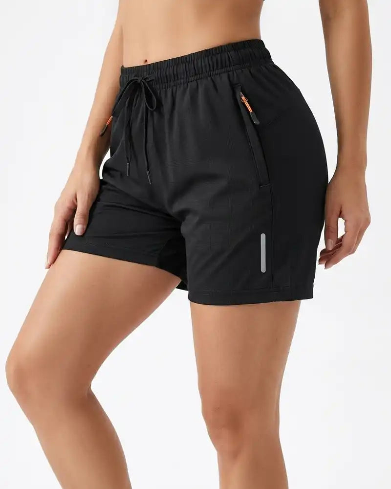 Plus Size Quick-Dry Athletic Shorts
