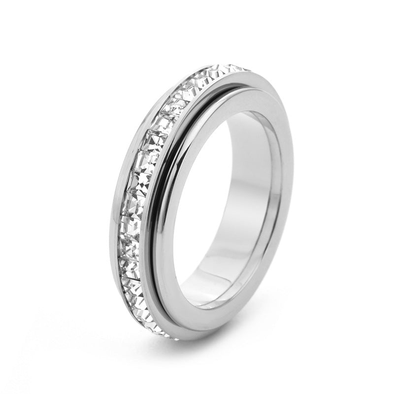 Titanium Steel Anxiety Rings - Spinning Anti-Anxiety