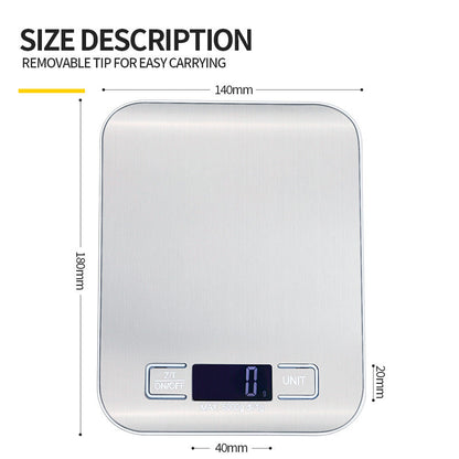 Digital Kitchen Scale for Cooking and Baking