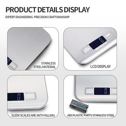 Digital Kitchen Scale for Cooking and Baking