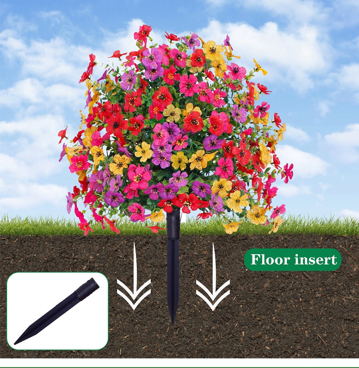 🌱Outdoor/Indoor UV Resistant & Waterproof Artificial Flower Decor