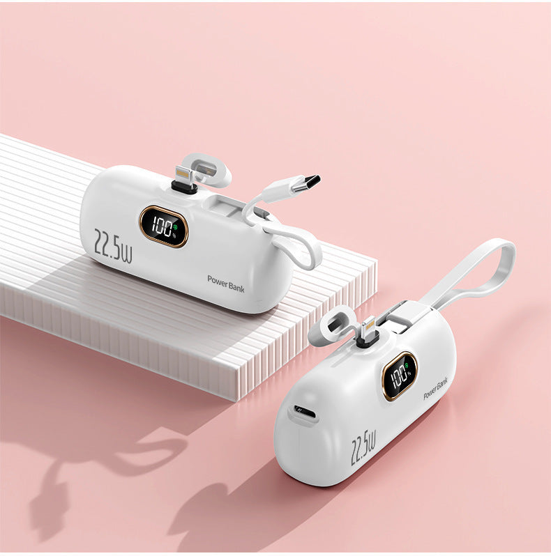5000mAh 22.5W Fast Charge Mini Power Bank