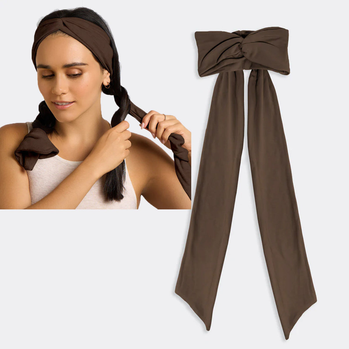 Heatless Hair Curling Headband for Soft Waves and Curls