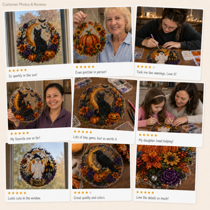 Halloween Pearl Art Hanging Ornament Kit