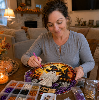 Halloween Pearl Art Hanging Ornament Kit