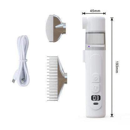 Electric Pet Grooming Comb for Dogs & Cats – Flea, Mite & Fur Care