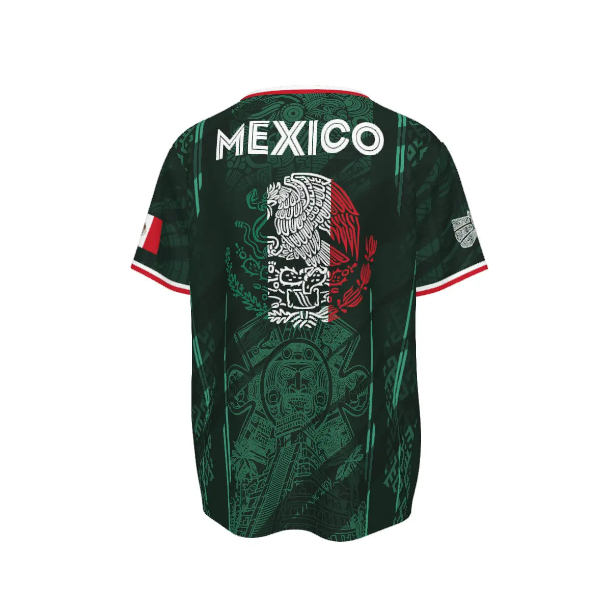 2026 Mexico Soccer Chichen Itza Graphic Retro Soccer Jersey Casual Sports Shirt