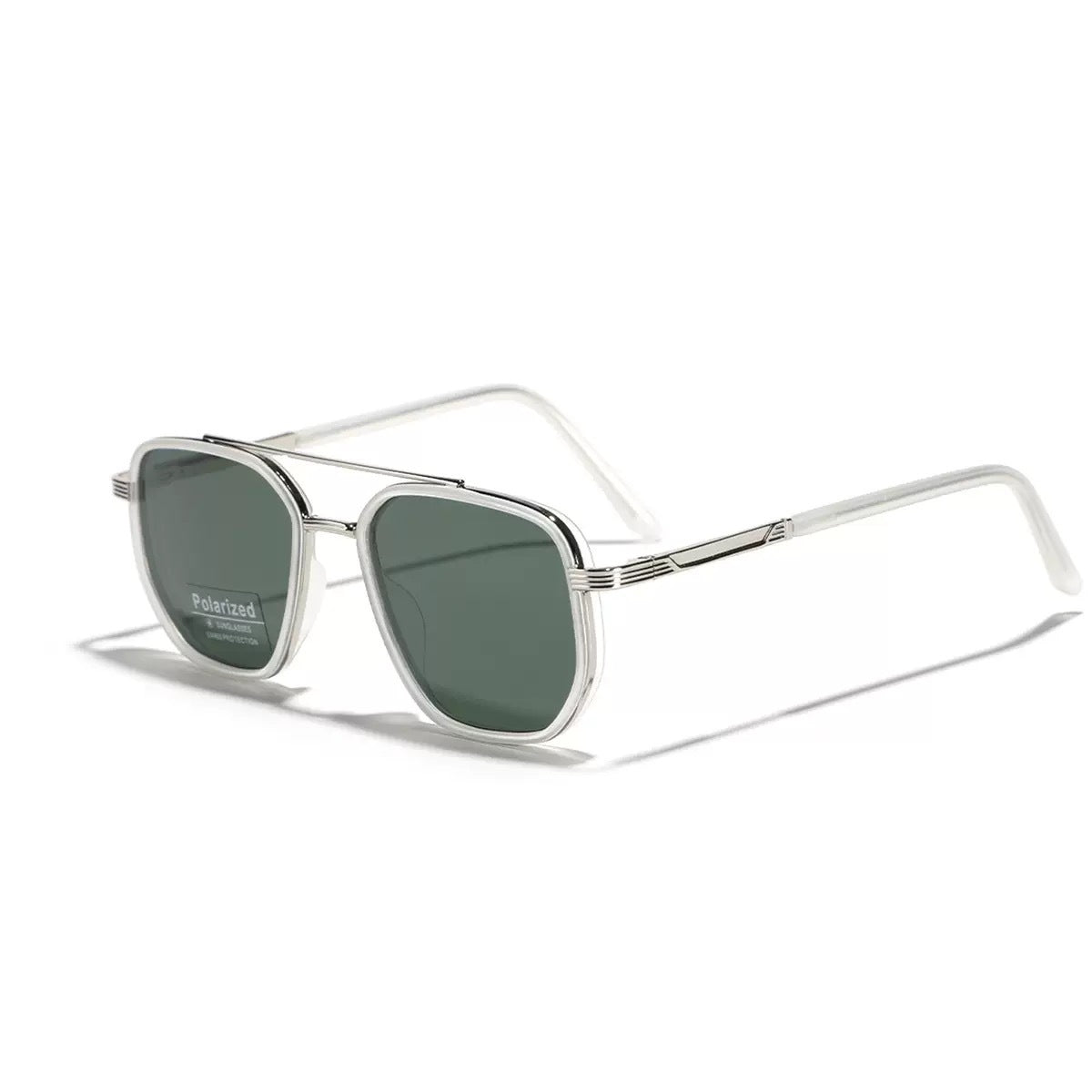 Retro Double Bridge Sunglasses Lightweight UV Protection Travel Style Gift Unisex