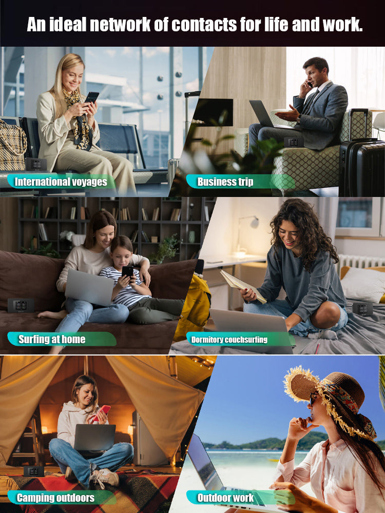 Lifetime Free Unlimited High-Speed Wi-Fi-5G High-Speed Portable WiFi