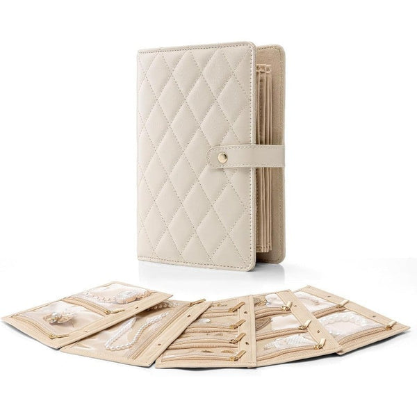 Travel Jewelry Organizer Notebook – Portable Jewelry Storage Case for Rings, Earrings & Necklaces