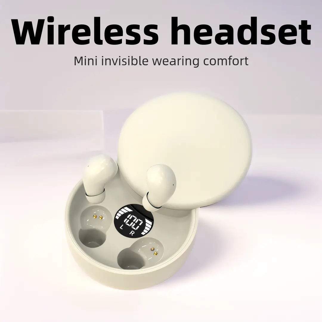 Mini Invisible Bluetooth 5.4 Wireless Earbuds for Sleep