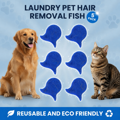 Laundry Pet Hair Removal Fish - 5 Pack