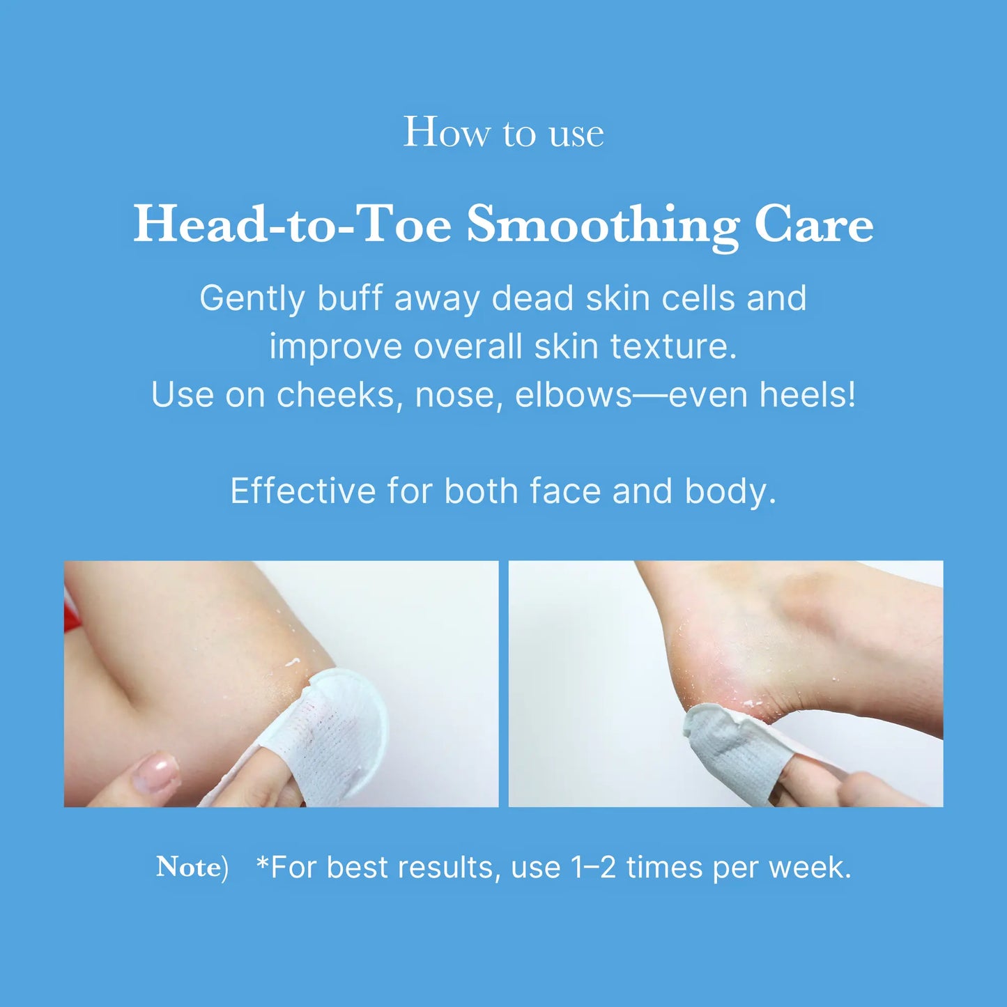 Medicube Body Gommage Exfoliating Pad 8ea for Smooth Skin