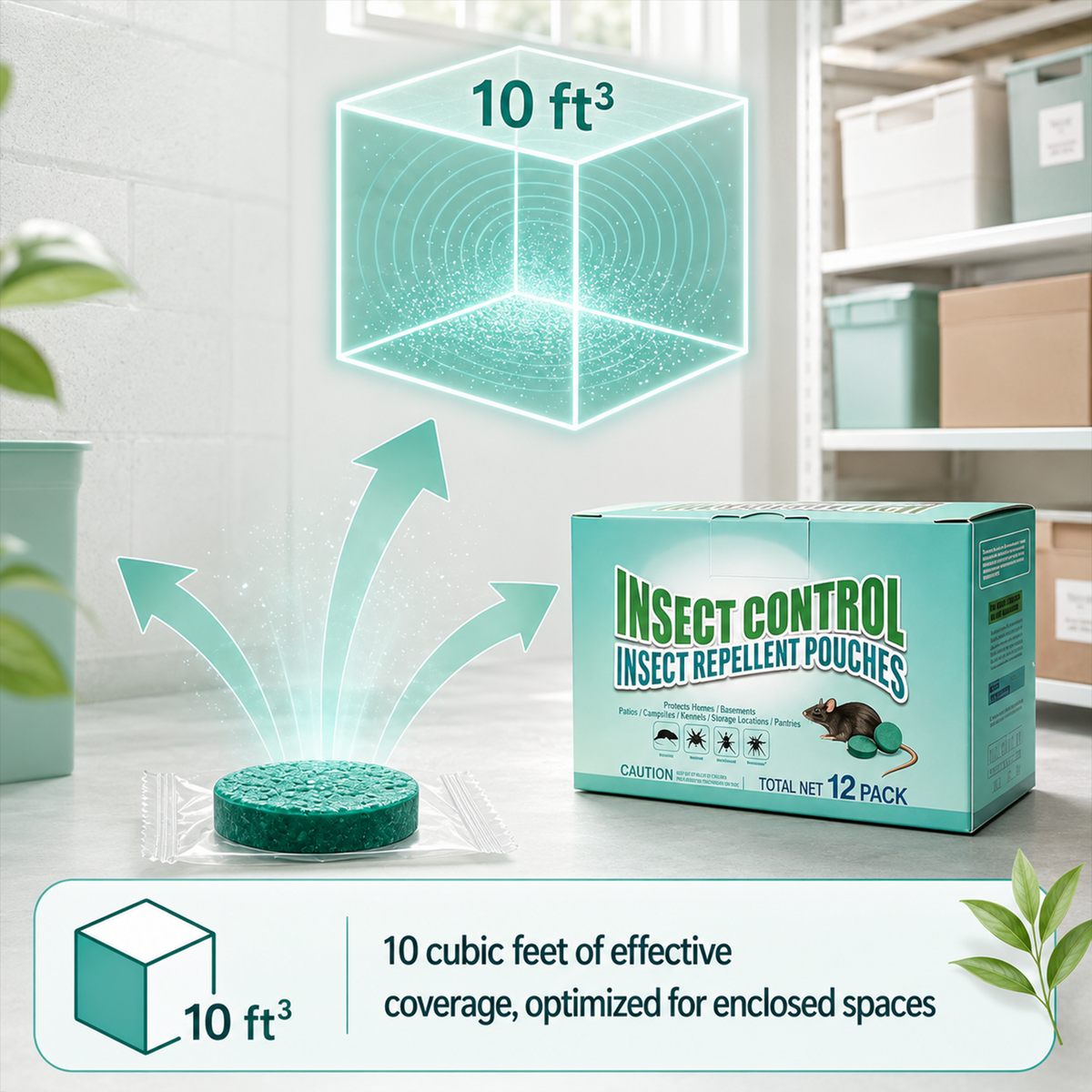Rodent Repellent Balls 12 Pack for Home and Kitchen Pest Control