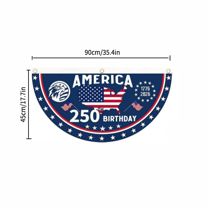 250th Anniversary USA Fan Flag