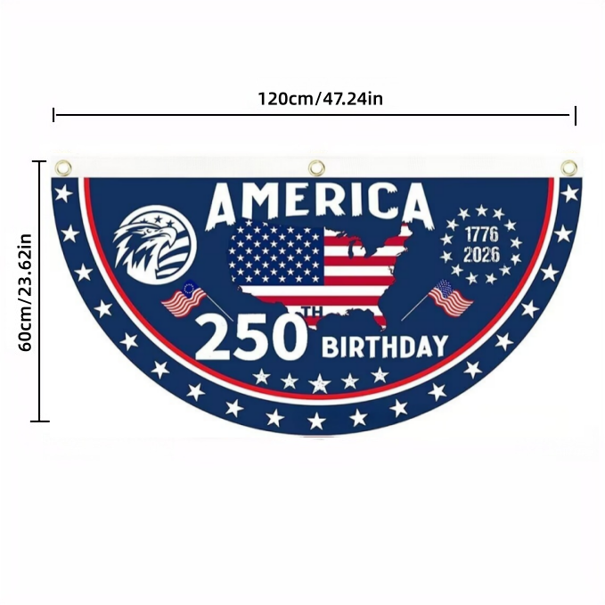 250th Anniversary USA Fan Flag