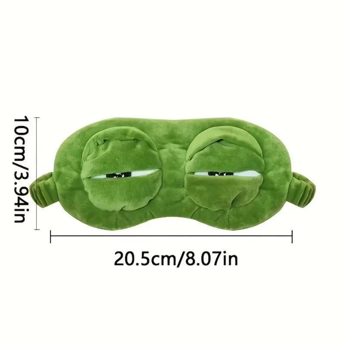 Cute 3D Frog Sleep Mask for Travel and Naps