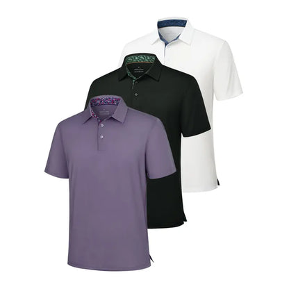 Men’s Polo Shirts - Soft Cotton, Short Sleeve Comfort