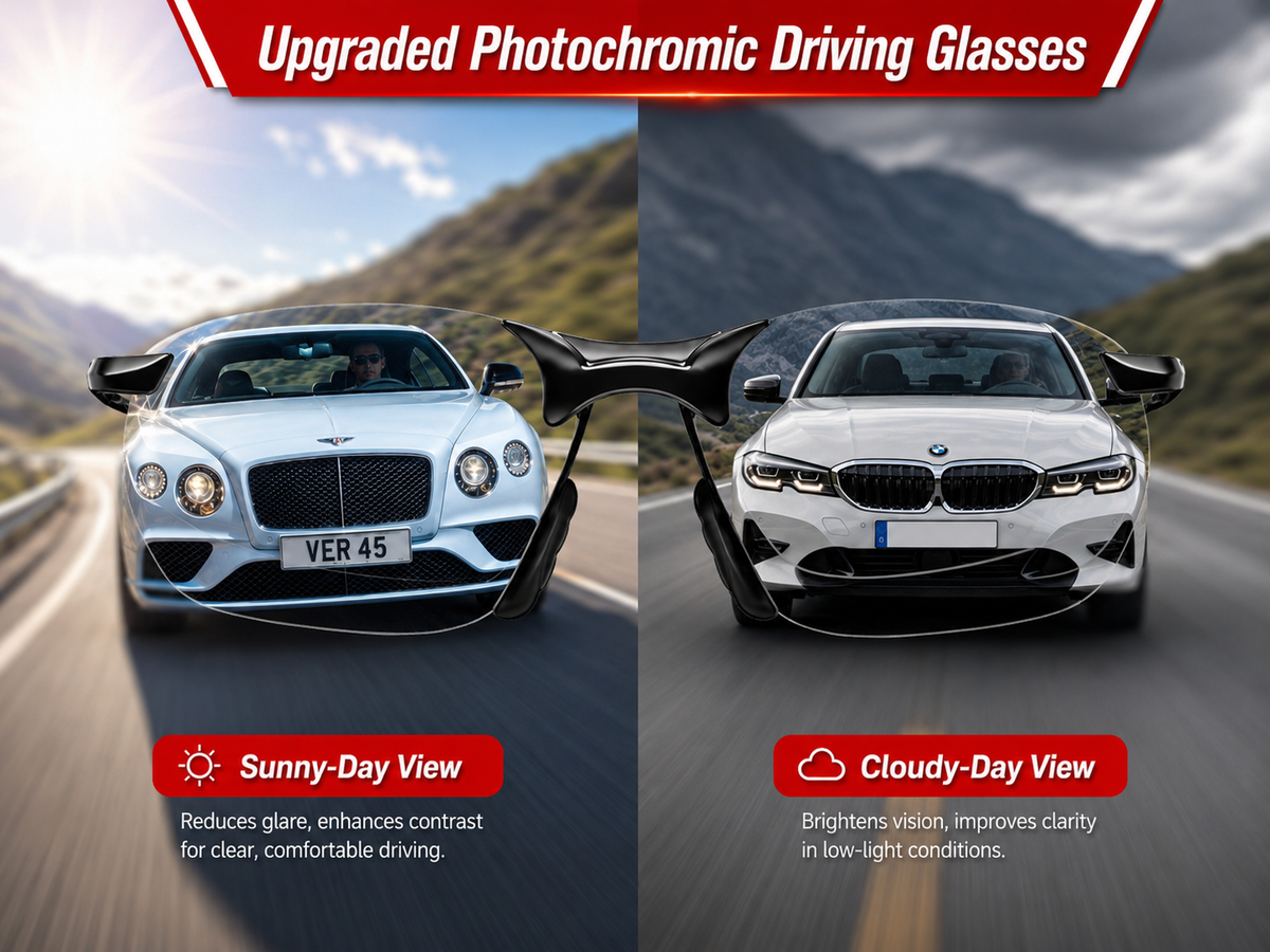 Summer Photochromic Sunglasses for Outdoor & Driving