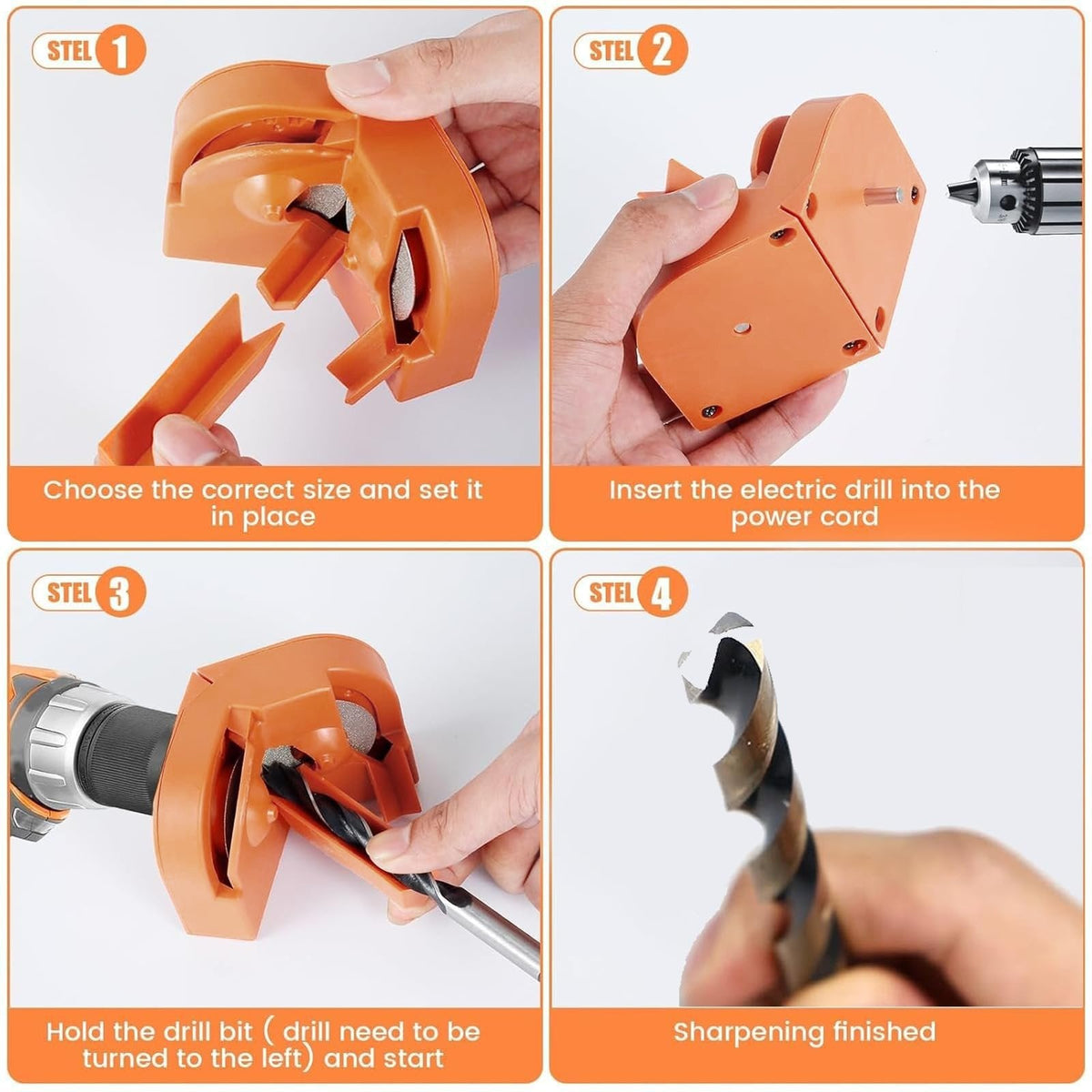 Multi-Function Drill Bit Sharpener