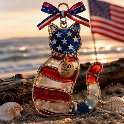 American 250th Anniversary Patriotic Hanging Ornament
