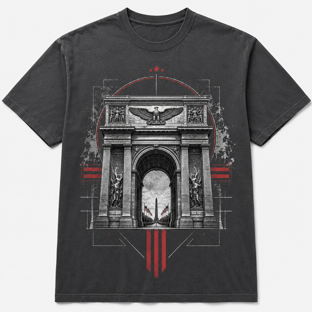 American Victory Arch Graphic T-Shirt