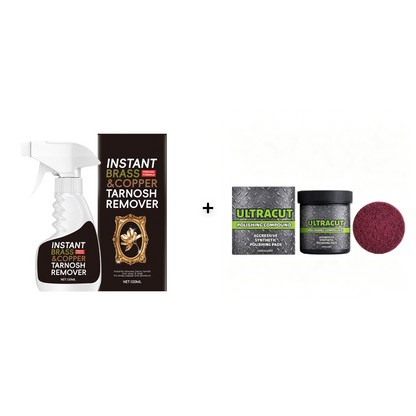Instant Brass Tarnish Remover Spray for Fast Shine Restoration