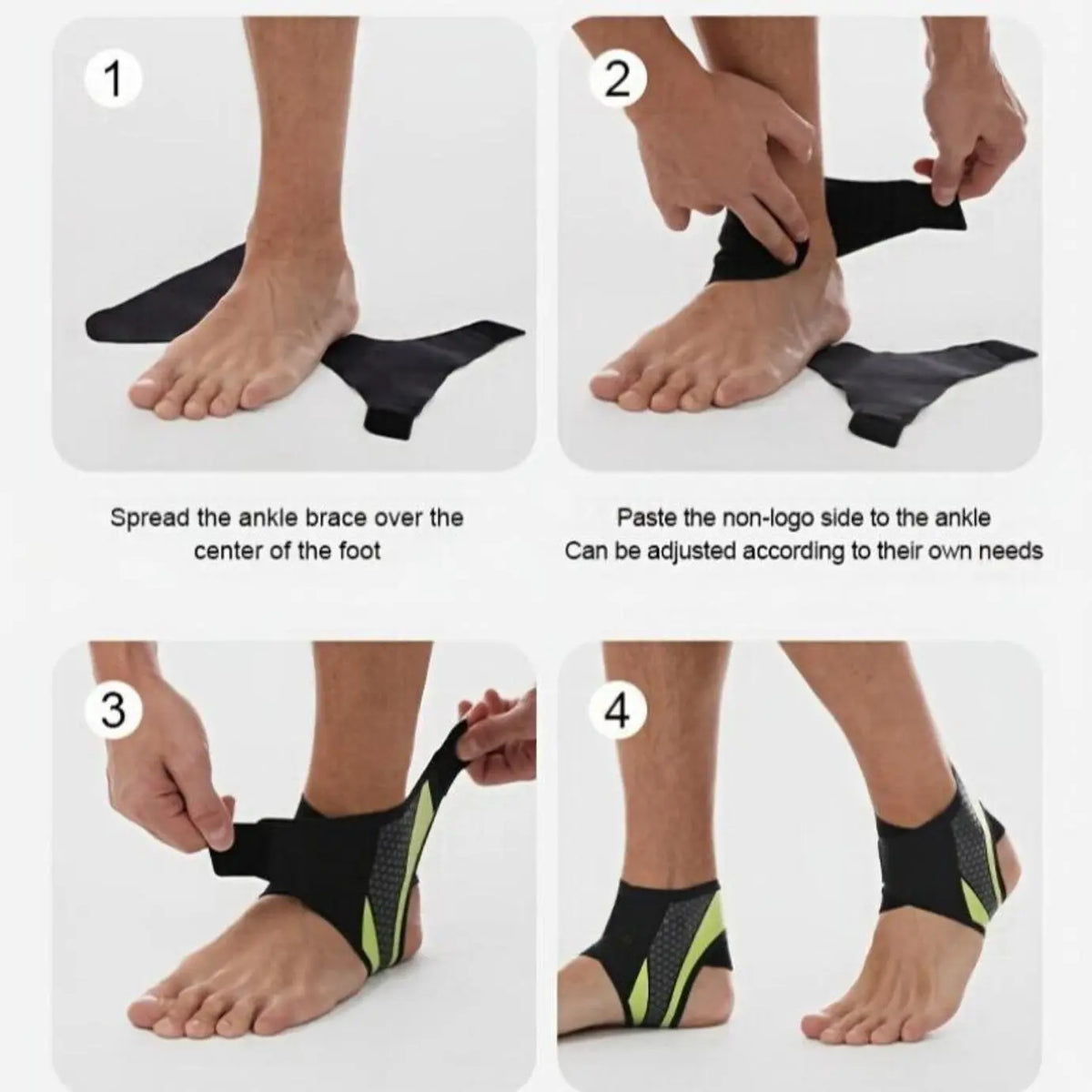 Breathable Ankle Support Brace for Sports & Daily Protection