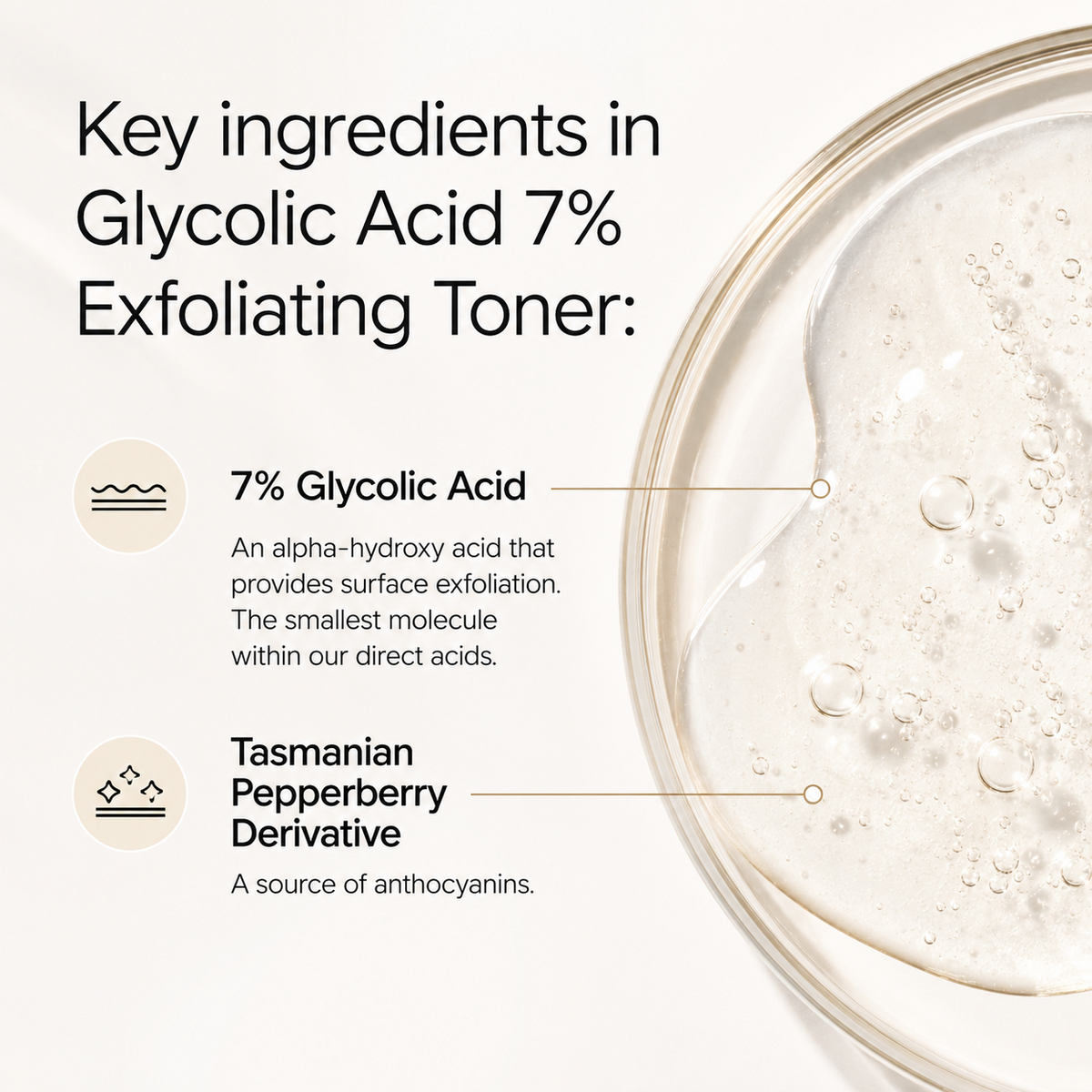 7% Glycolic Acid Exfoliating Toner