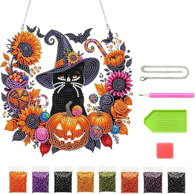 Halloween Pearl Art Hanging Ornament Kit
