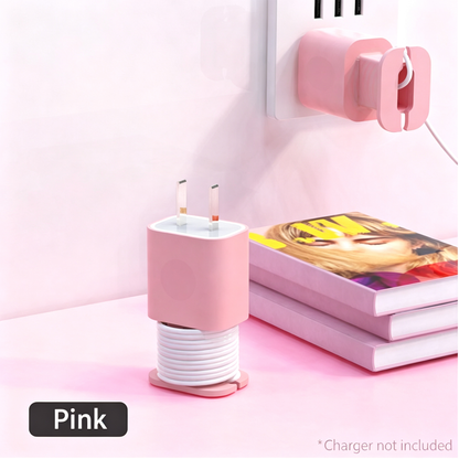 Silicone Apple Charger Protector with Cord Wrap