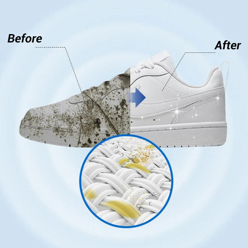 White Shoe Cleaning Cream for Sneakers and Shoes