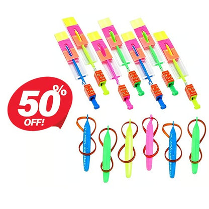 20PCS LED Light Up Flying Arrow Toy Set