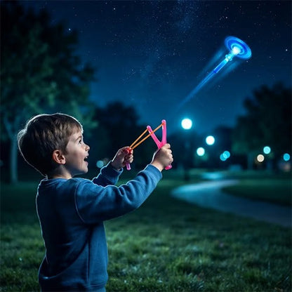 20PCS LED Light Up Flying Arrow Toy Set