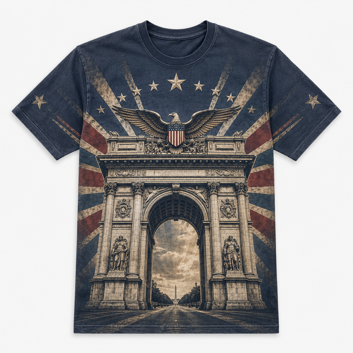 American Victory Arch Graphic T-Shirt