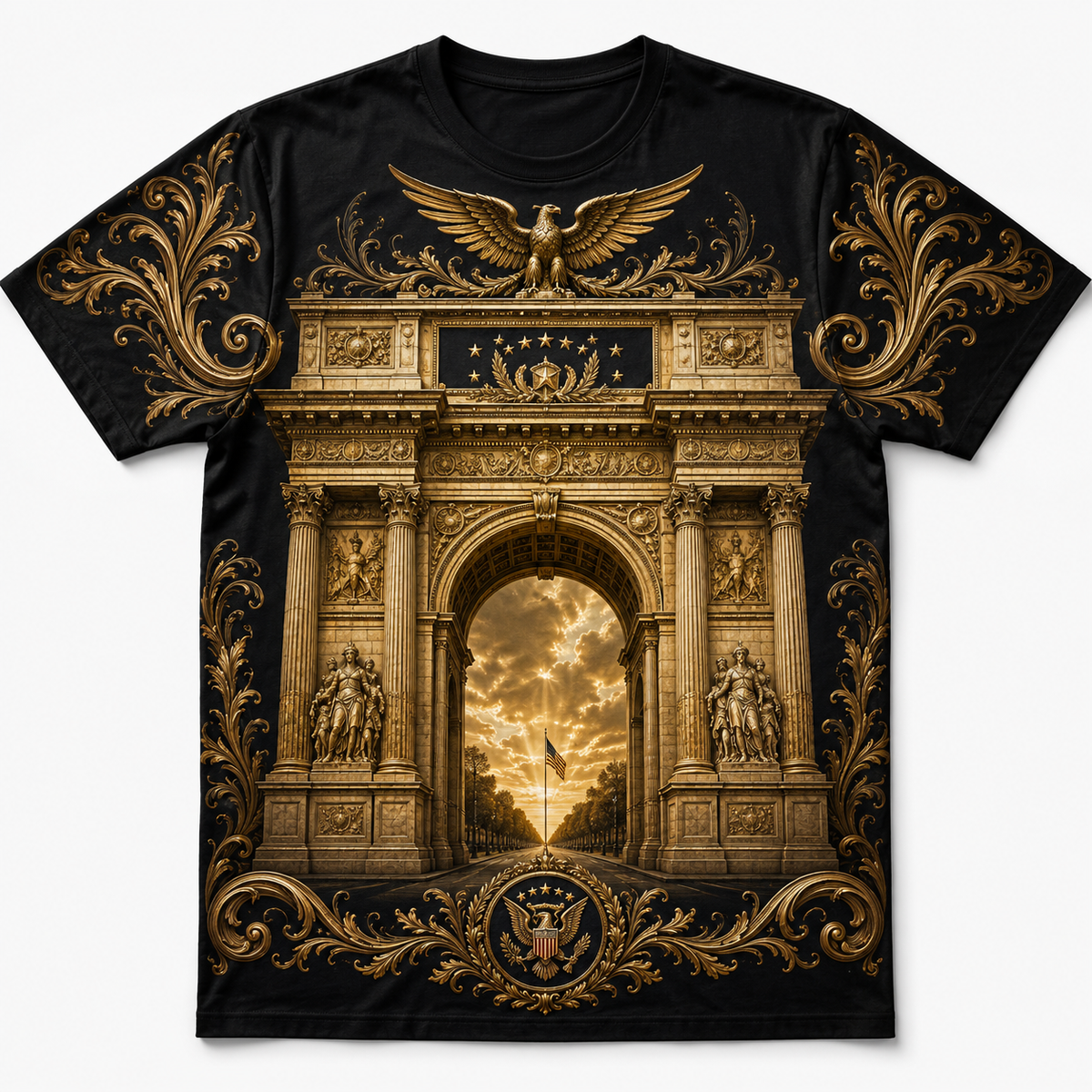 American Victory Arch Graphic T-Shirt